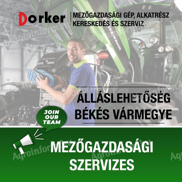 Mezőgazdasági mobil szervizes Békés vármegye
