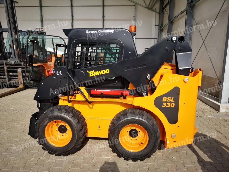Bawoo BSL 330 kompakt rakodó – új, teleszkópos modell Dél-Koreából