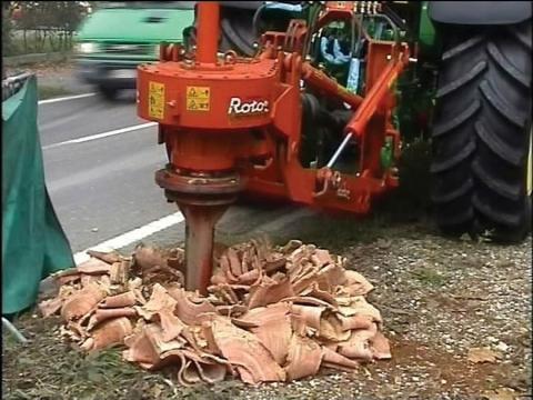 ROTOR SPEEDY 130/160 tuskó – és gyökérfúró ROTOR SPEEDY 130/160 tuskó – és gyökérfúró