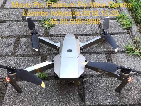 Mavic Pro Platinum Fly More Combo DRÓN Eladó: 20.536-0088 Üzembe helyezés 2018.12.23 Mavic Pro Platinum Fly More Combo DRÓN Eladó: 20.536-0088 Üzembe helyezés 2018.12.23