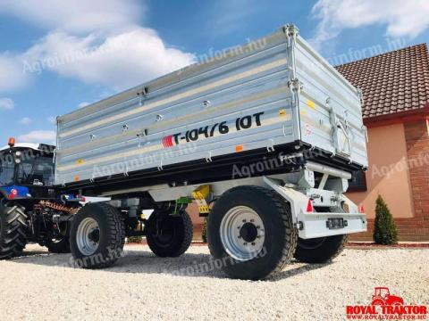 CynkoMet 10T T-104/6 Kéttengelyes Pótkocsi CynkoMet 10T T-104/6 Kéttengelyes Pótkocsi