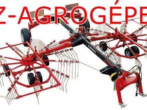 ACMA GD 680 és GD 800 típusú(olasz),  vontatott dupla rotoros rendkezelők