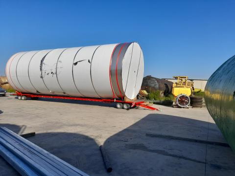 Mobilház, medence, tartály szállító pótkocsi 12 méter x4m Mobilház, medence, tartály szállító pótkocsi 12 méter x4m