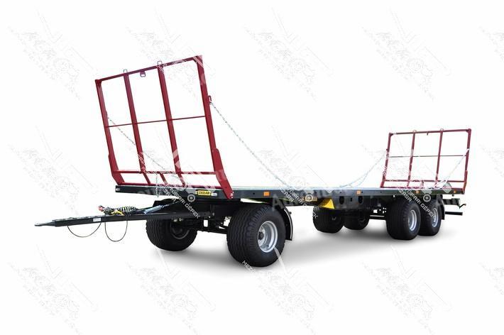 ZASLAW D-745-14 bálaszállító pótkocsi,  14 tonnás készletről