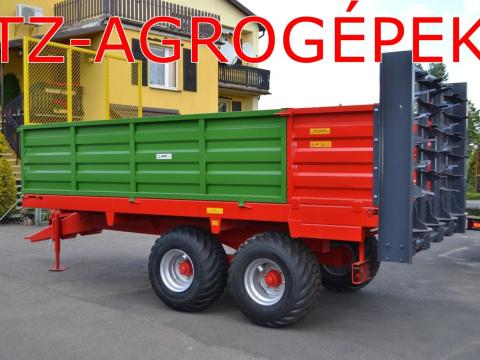 MAR-POL MR802 típusú 8 tonnás,  tandem szerves trágyaszóró MAR-POL MR802 típusú 8 tonnás,  tandem szerves trágyaszóró