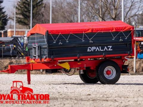 Palaz / Palazoglu 6,1 tonnás egytengelyes pótkocsi - EU modell Palaz / Palazoglu 6,1 tonnás egytengelyes pótkocsi - EU modell