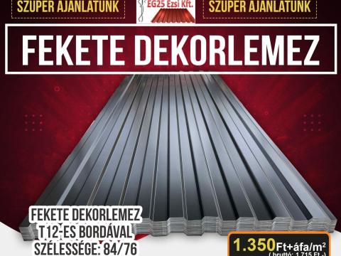 Fekete dekorlemez Fekete dekorlemez