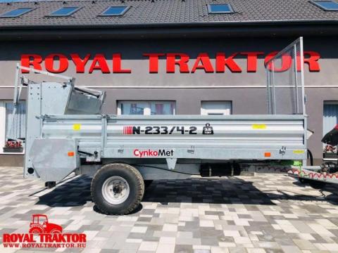 Cynkomet 3,5 tonnás szervestrágyaszóró - Azonnal - Raktárkészletről Cynkomet 3,5 tonnás szervestrágyaszóró - Azonnal - Raktárkészletről
