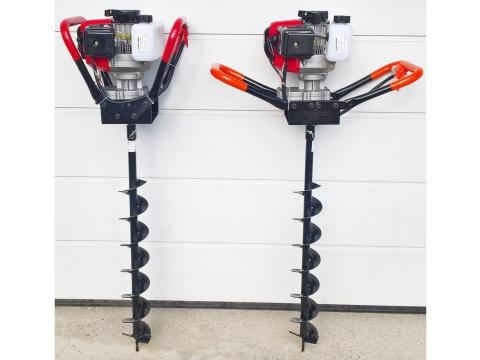 Talajfúró,  Földfúró 52 cm³ / 3.0 LE + 3 fúró 100, 150, 200-as,  1 vagy 2 személyes * VERKE V90040 Talajfúró,  Földfúró 52 cm³ / 3.0 LE + 3 fúró 100, 150, 200-as,  1 vagy 2 személyes * VERKE V90040