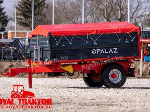 Palaz 4,3 tonnás egytengelyes pótkocsi Palaz 4,3 tonnás egytengelyes pótkocsi