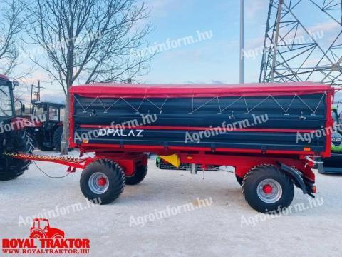Palaz 8 tonnás, kéttengelyes, három oldalra billentő pótkocsi Palaz 8 tonnás, kéttengelyes, három oldalra billentő pótkocsi