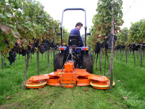 PERFECT FV2 kétoldalas lengőtárcsás sor és soraljkasza szőlőültetvényhez PERFECT FV2 kétoldalas lengőtárcsás sor és soraljkasza szőlőültetvényhez