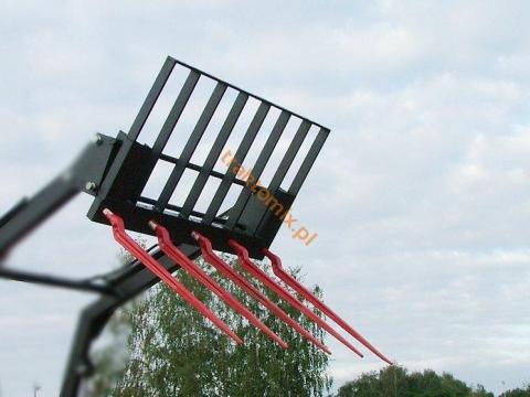 Új, 140 cm széles univerzális trágyavilla homlokrakodóra, kistraktorra Új, 140 cm széles univerzális trágyavilla homlokrakodóra, kistraktorra