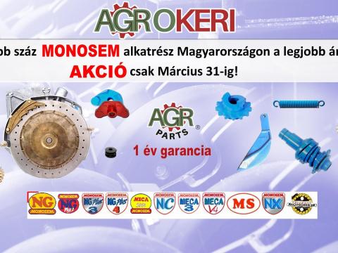 Monosem alkatrészek,  akcióban az Agrokerinél