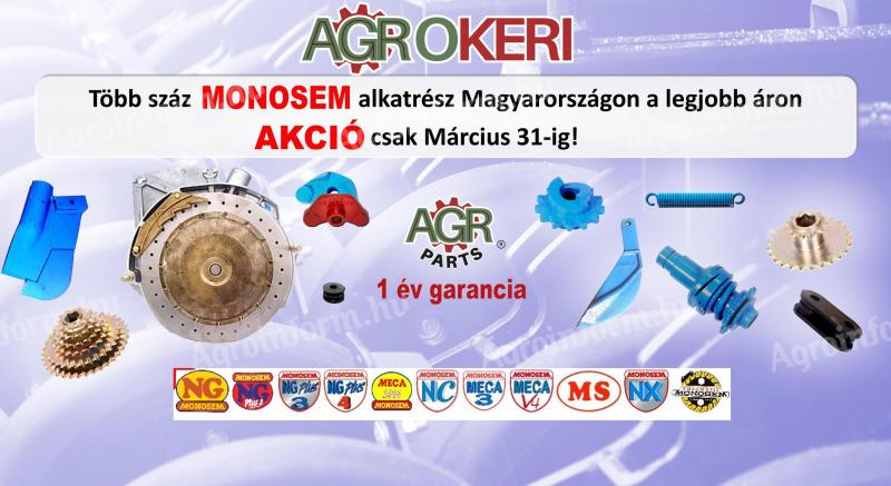 Monosem vetőgép-alkatrészek akcióban az Agrokerinél