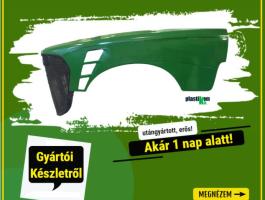 Új John Deere kompatibilis, erős, üvegszálas motorházfedél készletről, 1 nap alatt