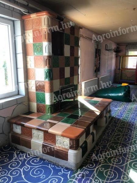 Cserépkályha vegyes tüzelésű