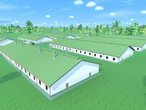 Modern, minden igényt kielégítő állattartó telephely Modern, minden igényt kielégítő állattartó telephely