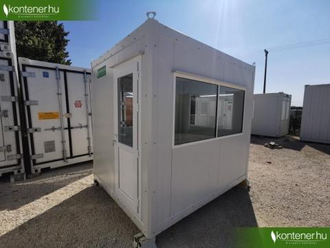 Könnyűszerkezetes ŐRKONTÉNER 4 oldali kilátással