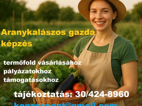 Aranykalászos gazda tanfolyam - Győr/Koroncó
