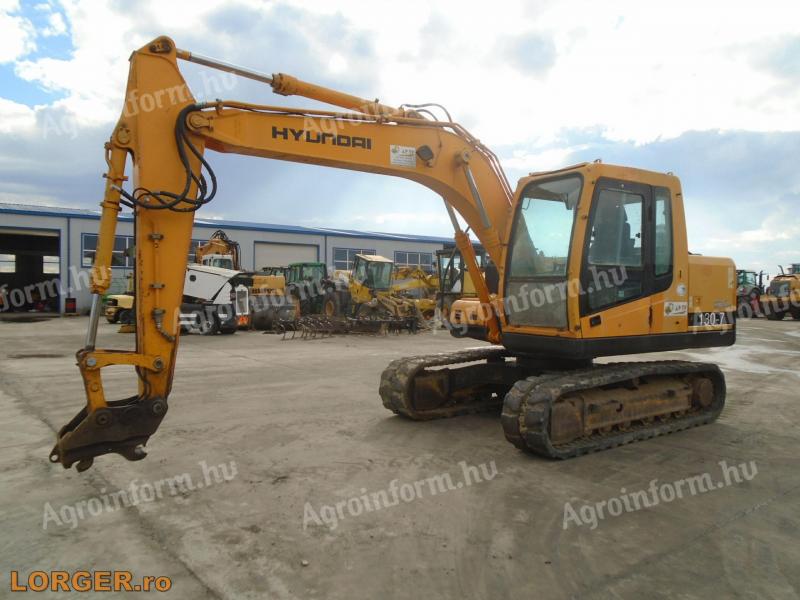 Hyundai Robex 110-7 gumitalpas kotró