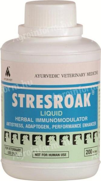 STRESROAK ITATÓFOLYADÉK 200 ml - STRESSZ CSÖKKENTŐ,  IMMUNERŐSÍTŐ GYÓGYNÖVÉNYES KÉSZÍTMÉNY