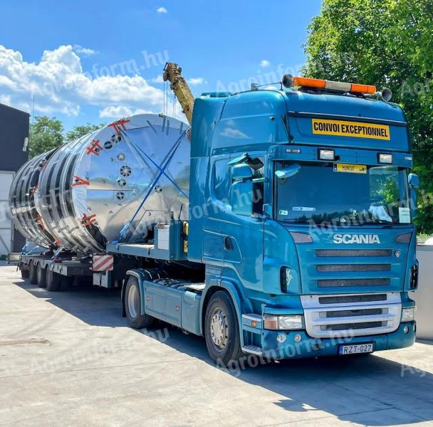 Tartályszállítás, gépszállítás, kombájn szállítás, trélerezés, fuvarozás