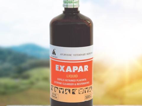 EXAPAR placentakiürülést segítő hormonmentes, gyógynövényes itatófolyadék, 500 ml EXAPAR placentakiürülést segítő hormonmentes, gyógynövényes itatófolyadék, 500 ml