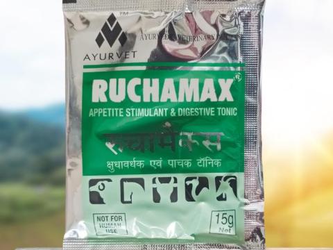 RUCHAMAX bendőműködést, emésztést segítő gyógynövényes készítmény, 15 g RUCHAMAX bendőműködést, emésztést segítő gyógynövényes készítmény, 15 g