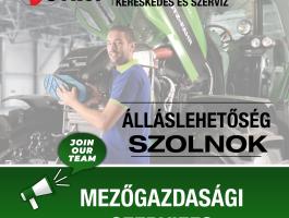 Mezőgazdasági szervizes - SZOLNOK