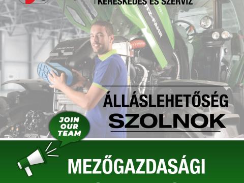 Mezőgazdasági szervizes - SZOLNOK Mezőgazdasági szervizes - SZOLNOK