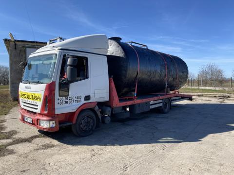 Gépszállítás Autómentés Kiskőrös Tartály Targonca Traktor Pótkocsi