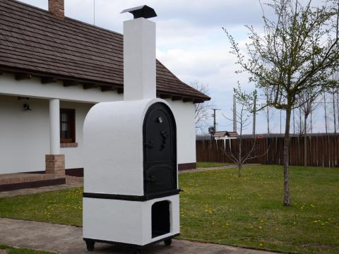 Nagy méretű mobil kemence, prémium mobilkemence, kerti sütő