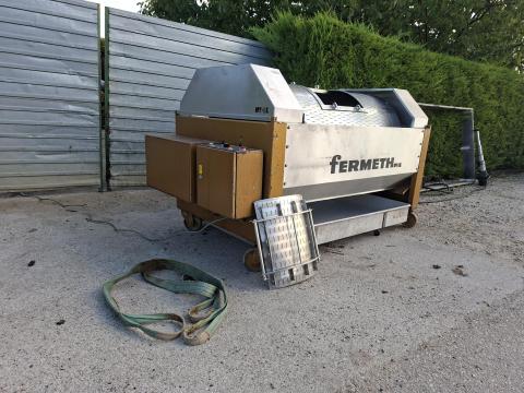 Szőlőprés Hobbi Fermeth7 INOX – 700 liter, saválló kosárral Szőlőprés Hobbi Fermeth7 INOX – 700 liter, saválló kosárral