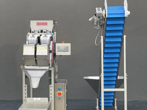 SORPAC AW 216 INOX (0,  2-2 kg) automata zsákolómérleg SORPAC AW 216 INOX (0,  2-2 kg) automata zsákolómérleg