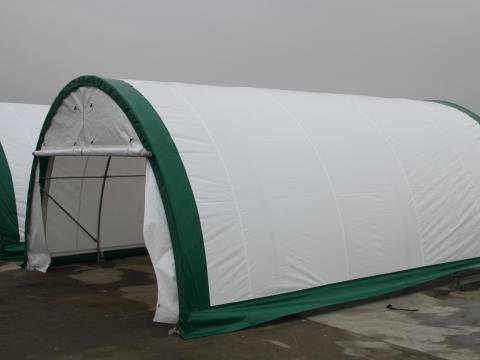 6 x 12,8 x 3,66 méteres alapminőségű fehér raktársátor 6 x 12,8 x 3,66 méteres alapminőségű fehér raktársátor