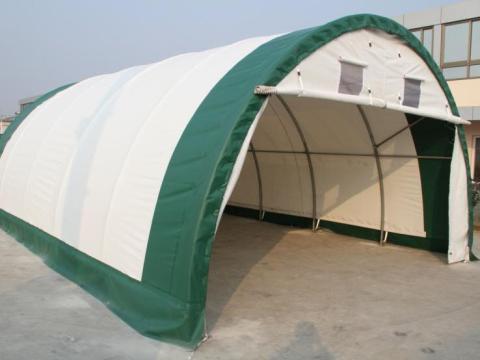 6 x 18,3 x 3,66 méteres alapminőségű fehér raktársátor 6 x 18,3 x 3,66 méteres alapminőségű fehér raktársátor