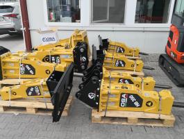 Törőfej kölcsönzés,  bérelhető hidraulikus bontókalapács 100–1600 kg-ig akár egy napra