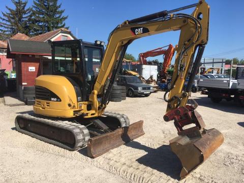 CAT Caterpillar 305D 5 tonnás gumiláncos minikotró eladó CAT Caterpillar 305D 5 tonnás gumiláncos minikotró eladó