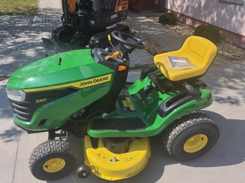 John Deere X107 fűnyíró traktor eladó! ITLS John Deere X107 fűnyíró traktor eladó! ITLS