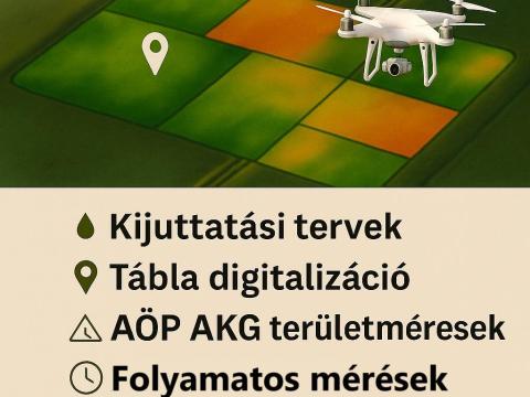 Precíziós szaktanácsadás, drónos felmérés AKG pályázathoz és vadkár méréshez Precíziós szaktanácsadás, drónos felmérés AKG pályázathoz és vadkár méréshez