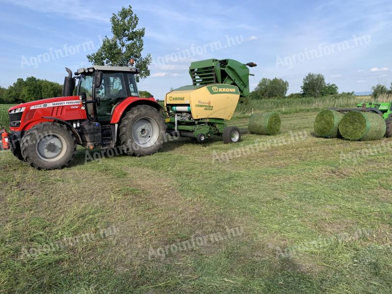 Bálázás bálaszállítás rendsodrás trágyaszórás