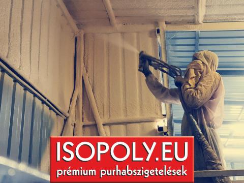 Állattartó épületek purhab szigetelése