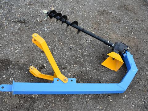 Gödörfúró 180 mm-es fúrószár átmérővel,  nyírócsapos kardántengellyel - KDL AGRI PD-180