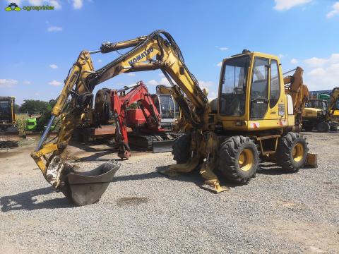 Komatsu PW 95 gumikerekes kotró Komatsu PW 95 gumikerekes kotró