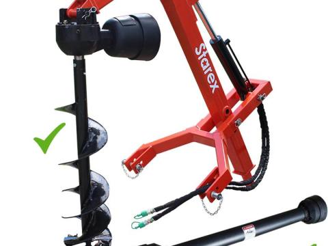 STAREX GFH 50 új gödörfúró adapter,  hidraulikus STAREX GFH 50 új gödörfúró adapter,  hidraulikus