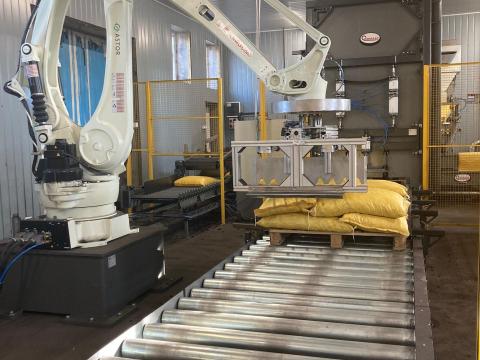 KAWASAKI CP180 L palettázó robot ömlesztett anyag csomagoló sorral piacbevezető áron eladó KAWASAKI CP180 L palettázó robot ömlesztett anyag csomagoló sorral piacbevezető áron eladó