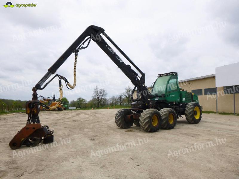 John Deere Timberjack 1270D Harvester fakitermelő gép + John Deere 560 fakitermelő fej