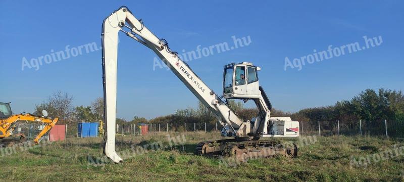 Emelhető fülkés Atlas-Terex 1804 LC láncos forgórakodó