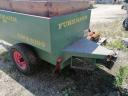 Fuhrmann 2300 kg-os szüretelőkocsi,  monopumpával